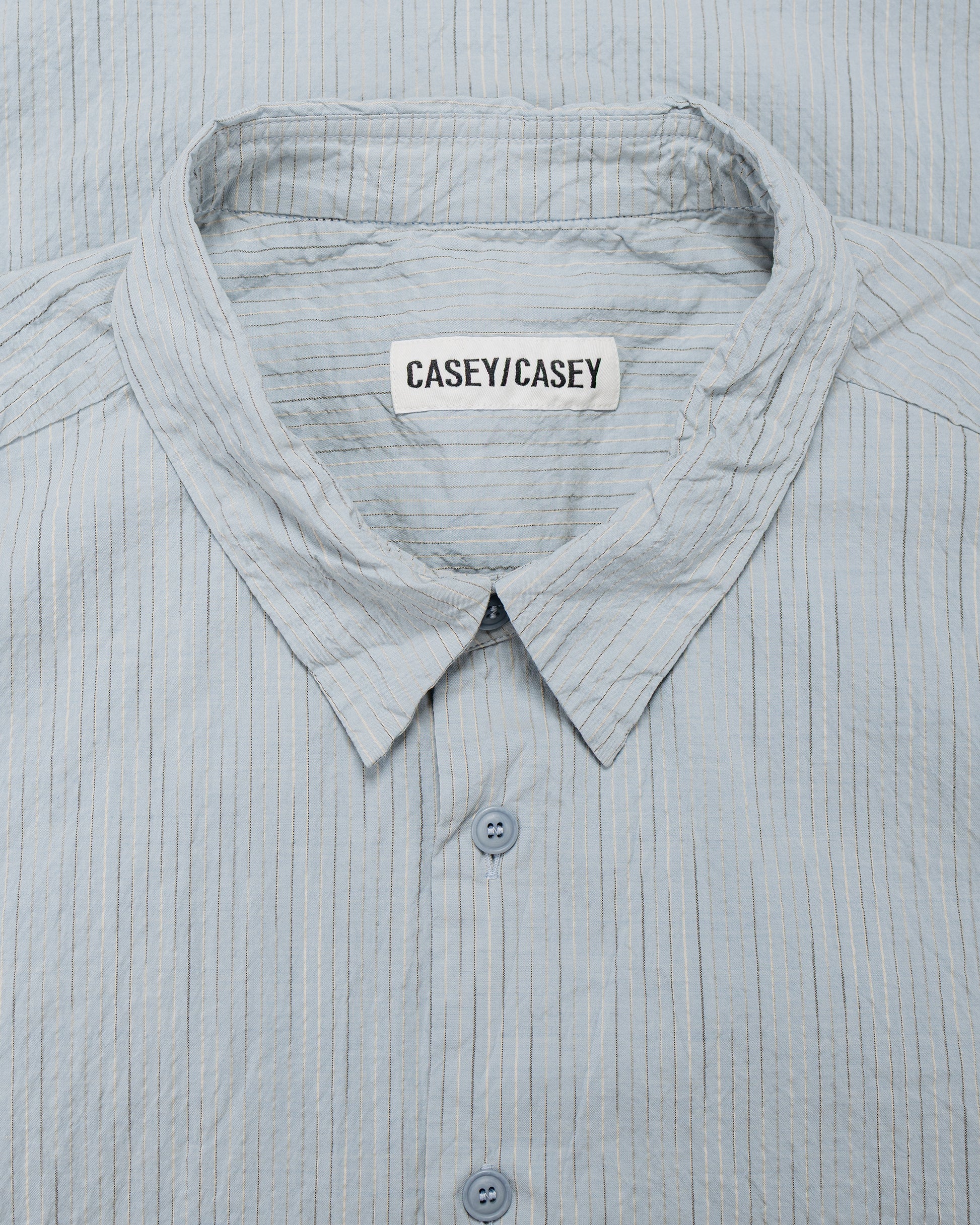 CASEY CASEY Fabiano Shirt Wind Stripe Blue Stripe