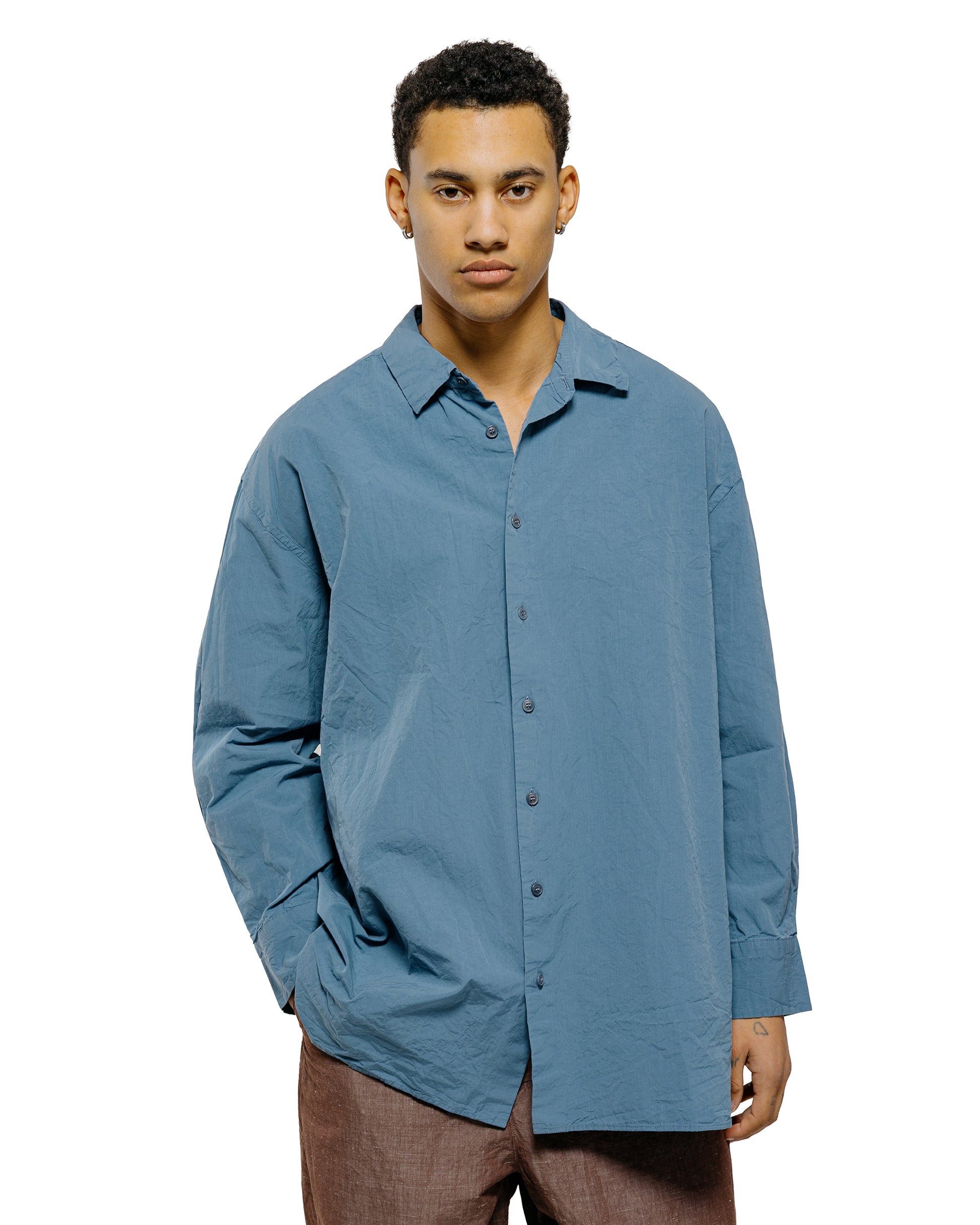 CASEY CASEY Hamnet Shirt Paper Cot Storm