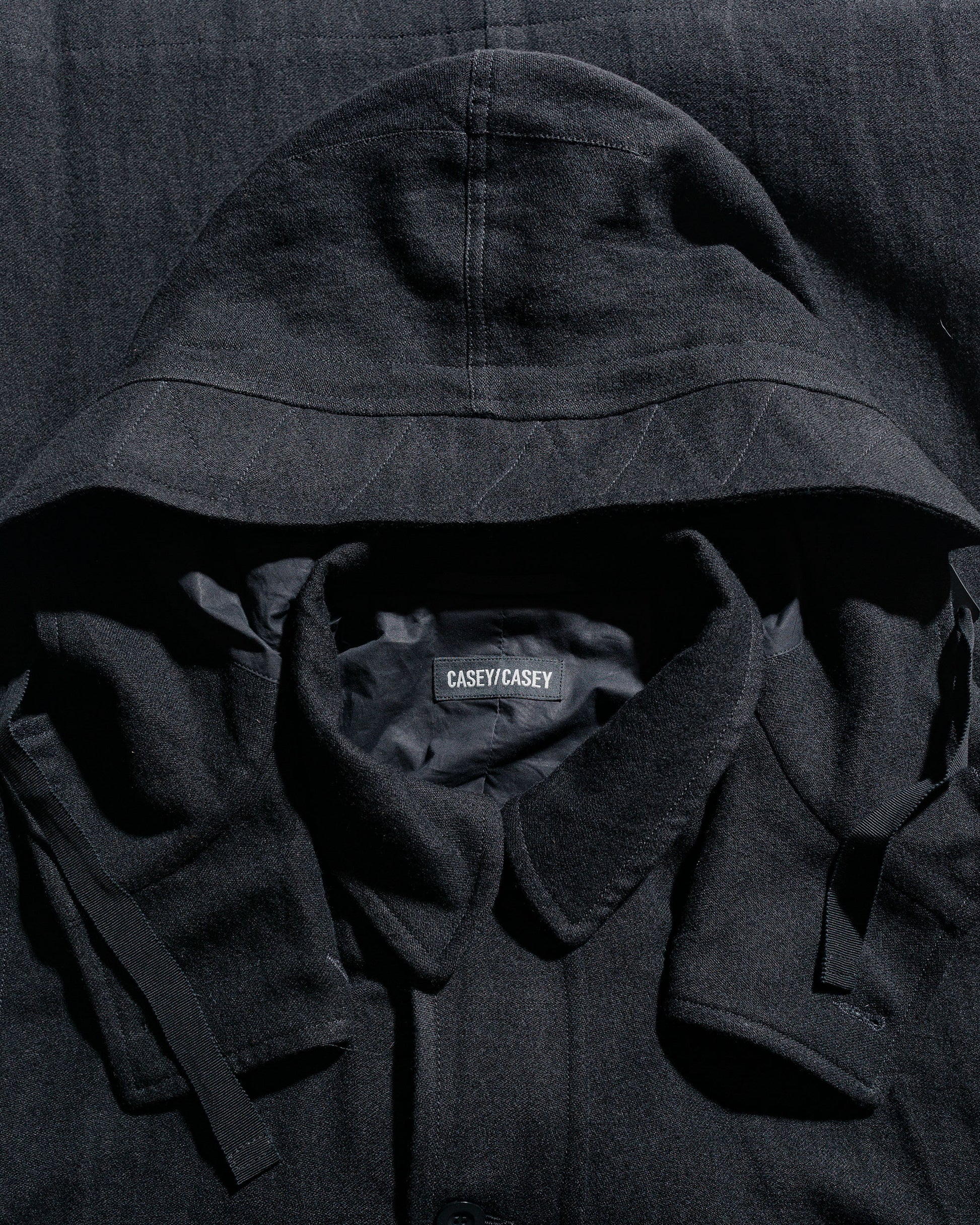 CASEY CASEY Henry Parka Cognac Black