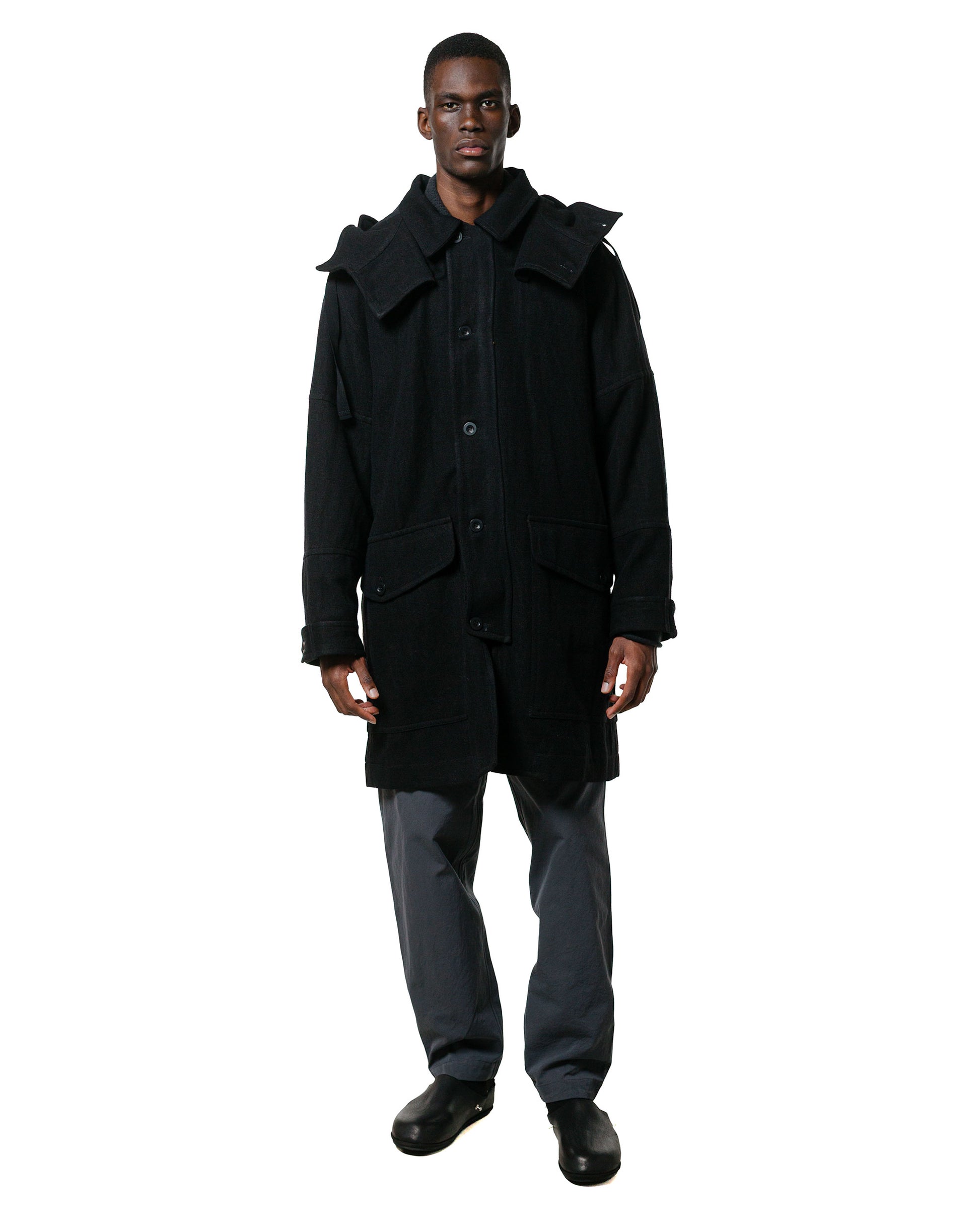 CASEY CASEY Henry Parka Cognac Black