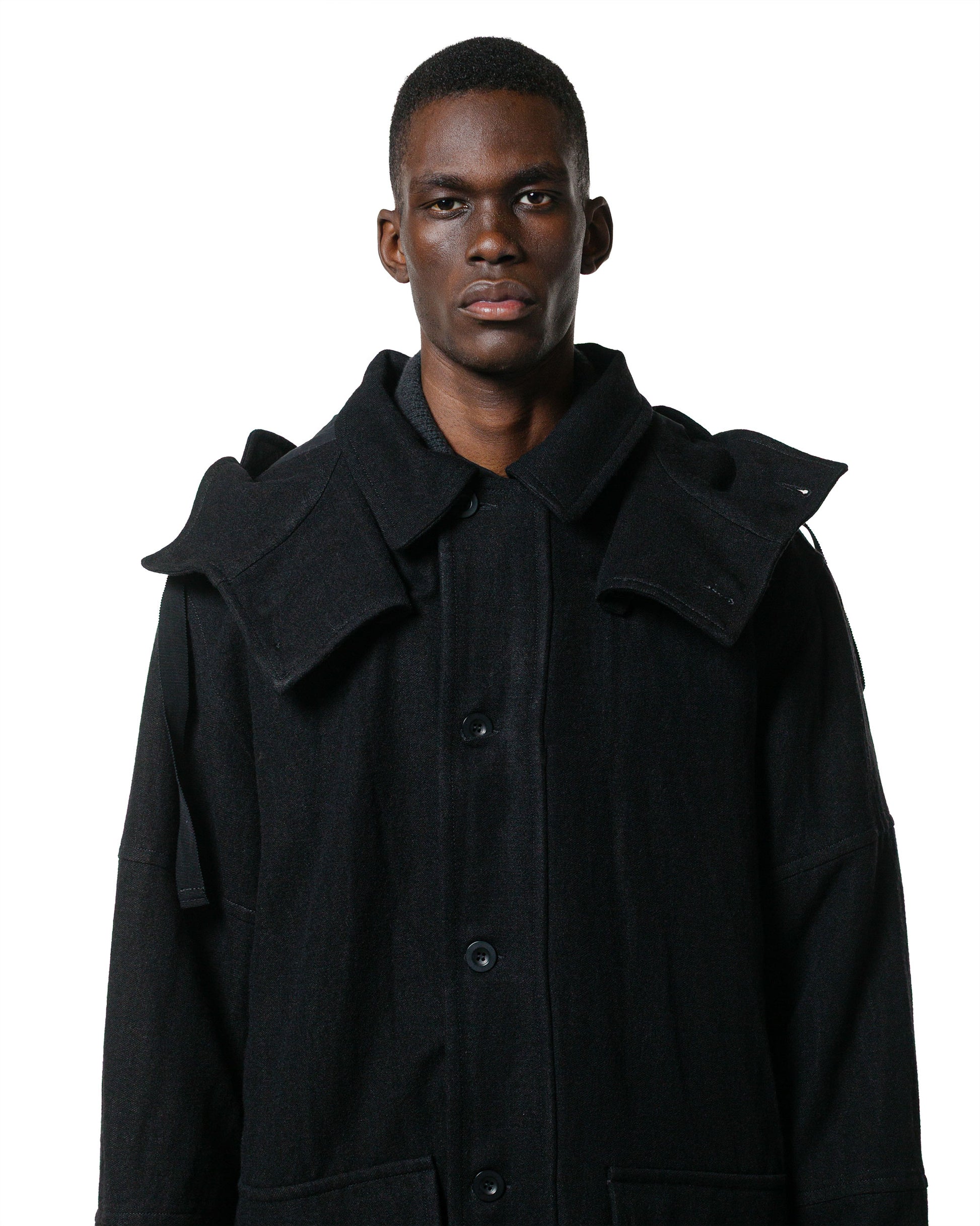 CASEY CASEY Henry Parka Cognac Black