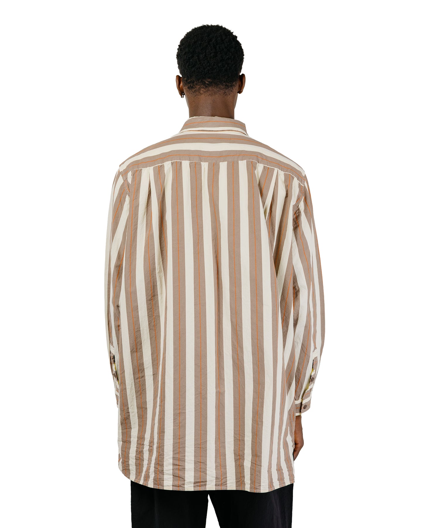 CASEY CASEY Ikla Shirt Paper Cot Stripe Beige Stripe