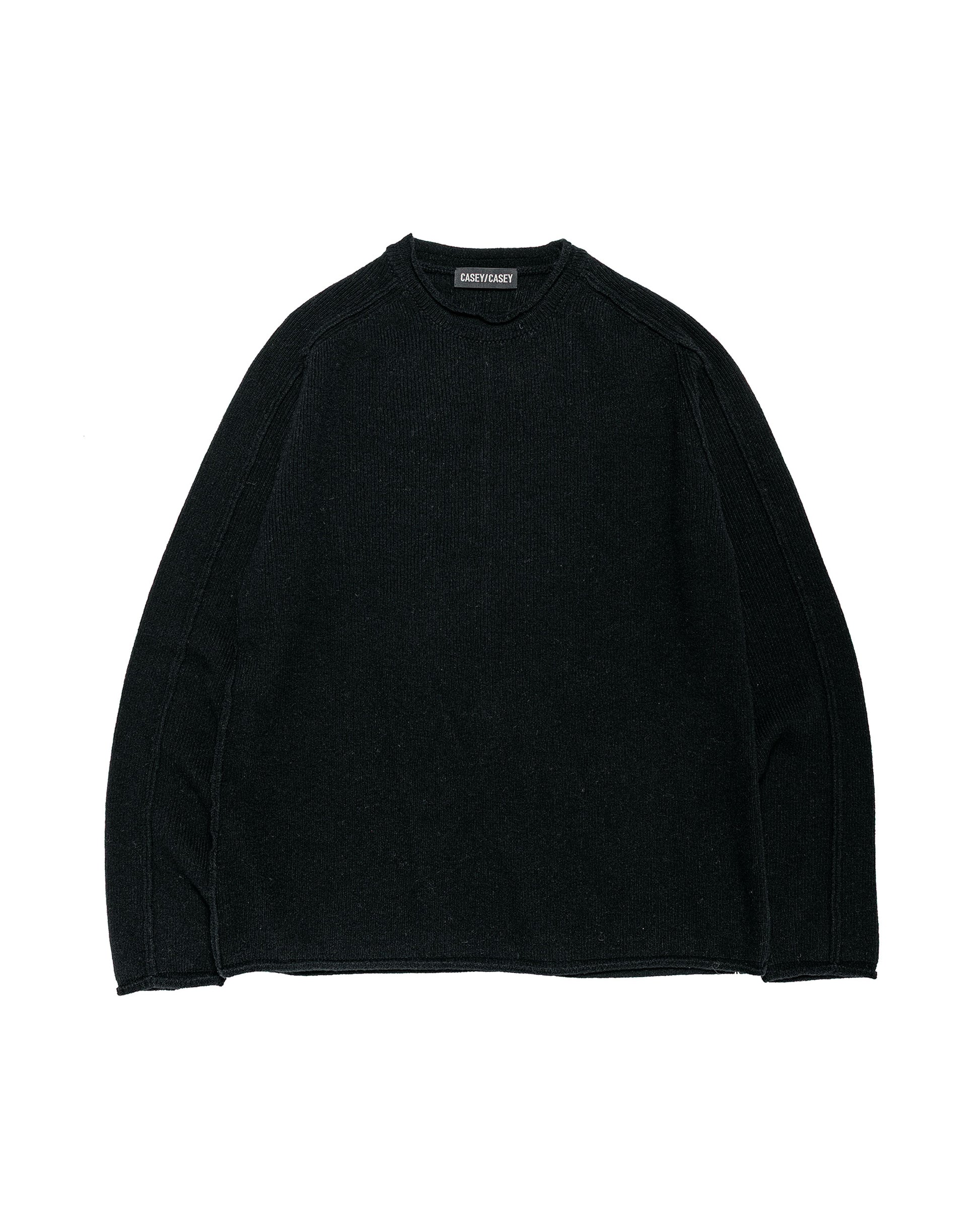 CASEY CASEY Inside Out Seam Jumper Woocash Black