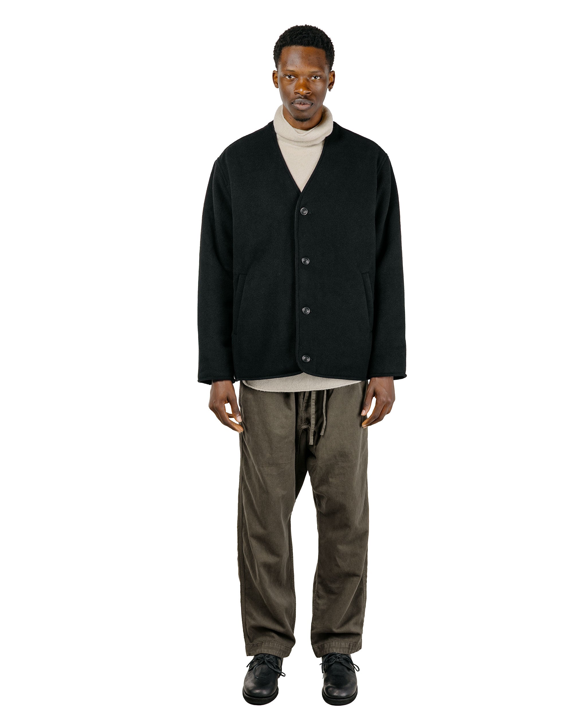 CASEY CASEY Killian Jacket Heavy Cashmere Black