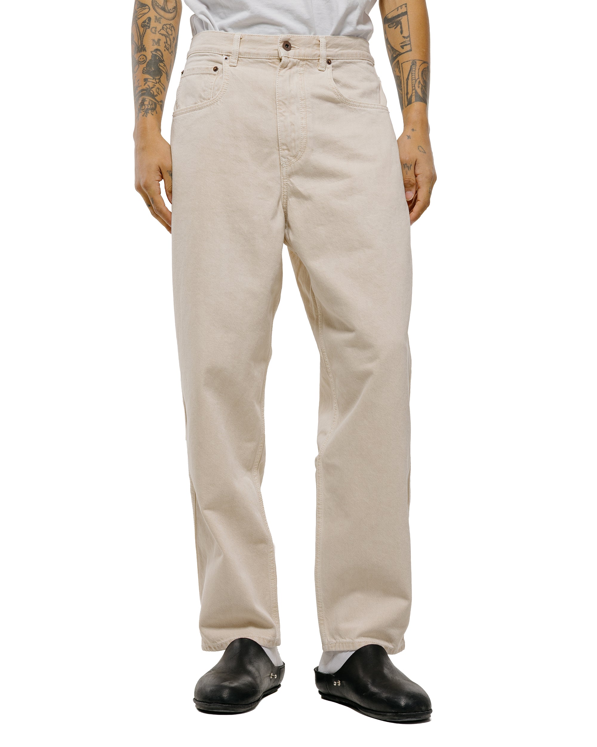 CASEY CASEY Leo Denim Pant Ivory