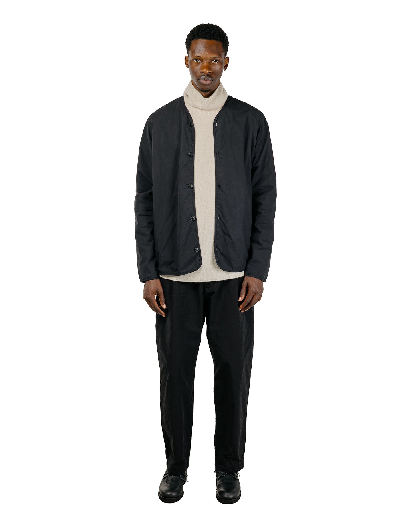 lost & found CASEY CASEY CASEY CASEY Mili 2 Layers Shirt L Cot Black