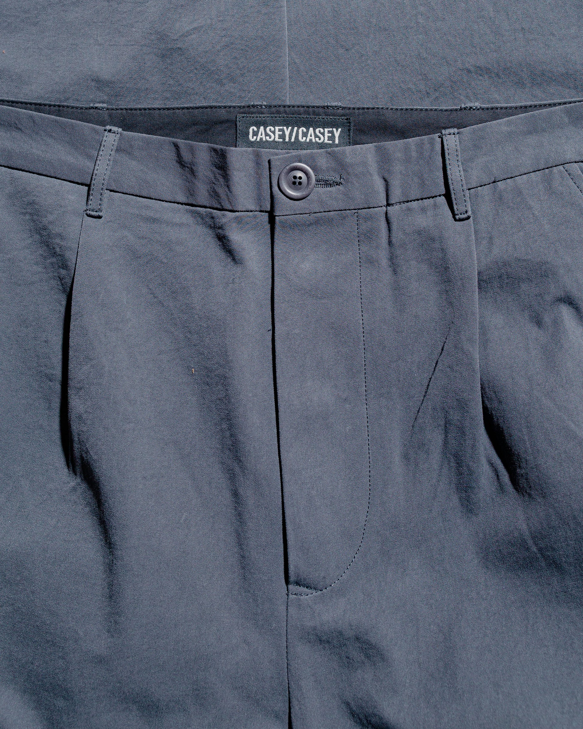 CASEY CASEY Mili Hiroshi Pant Double Cot Blu Skull