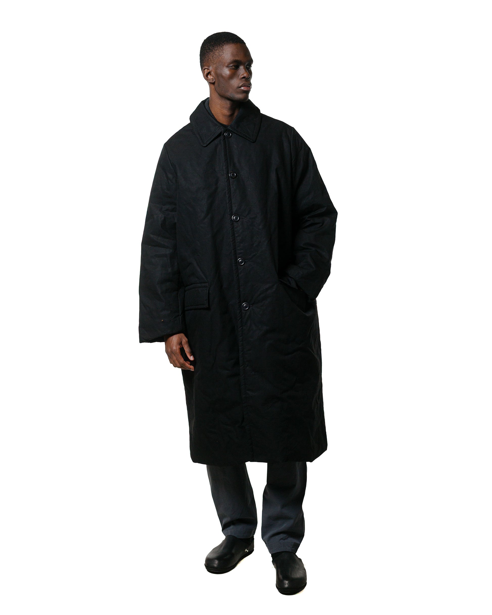 CASEY CASEY Milu Coat H Wax Black