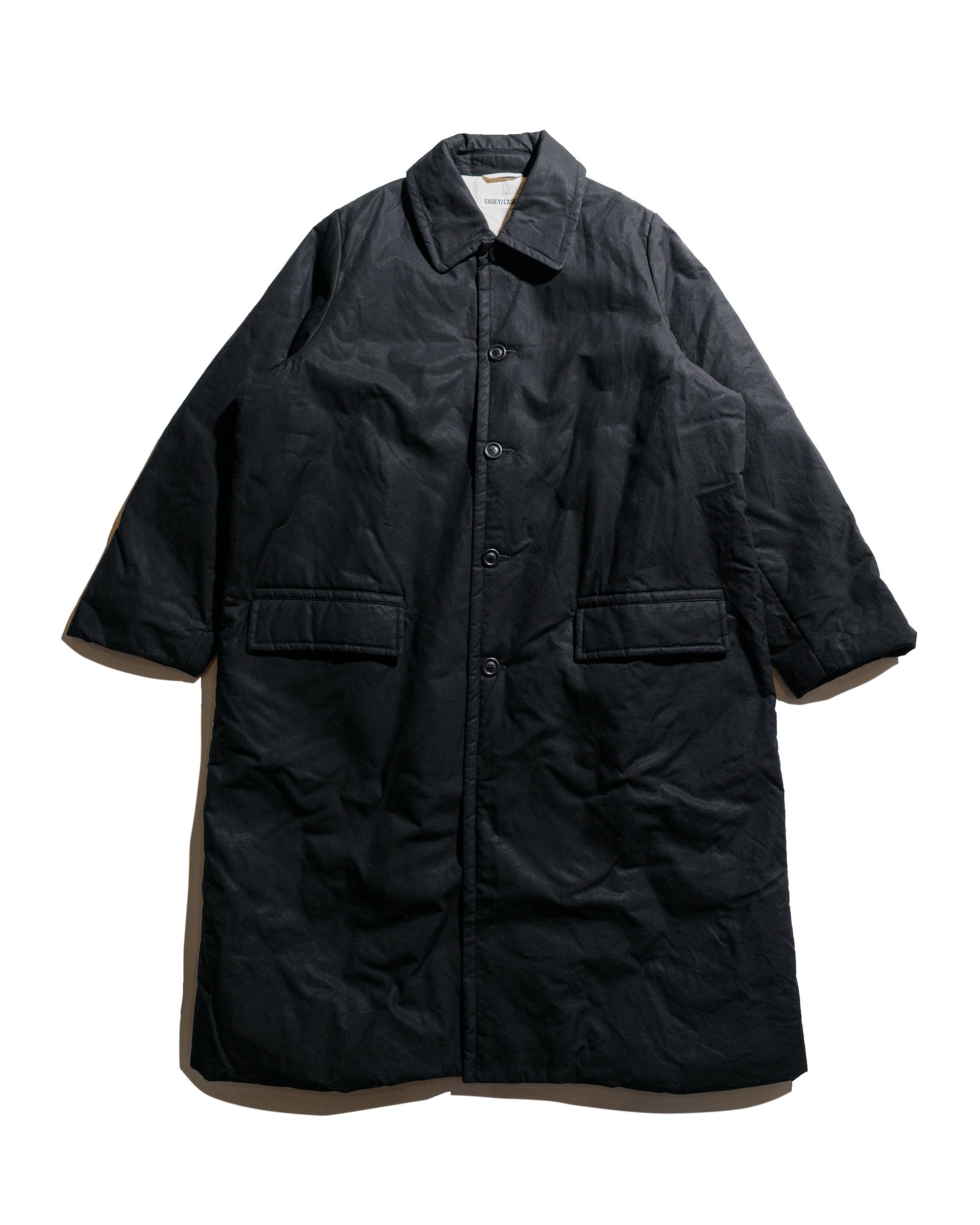 CASEY CASEY Milu Coat H Wax Black