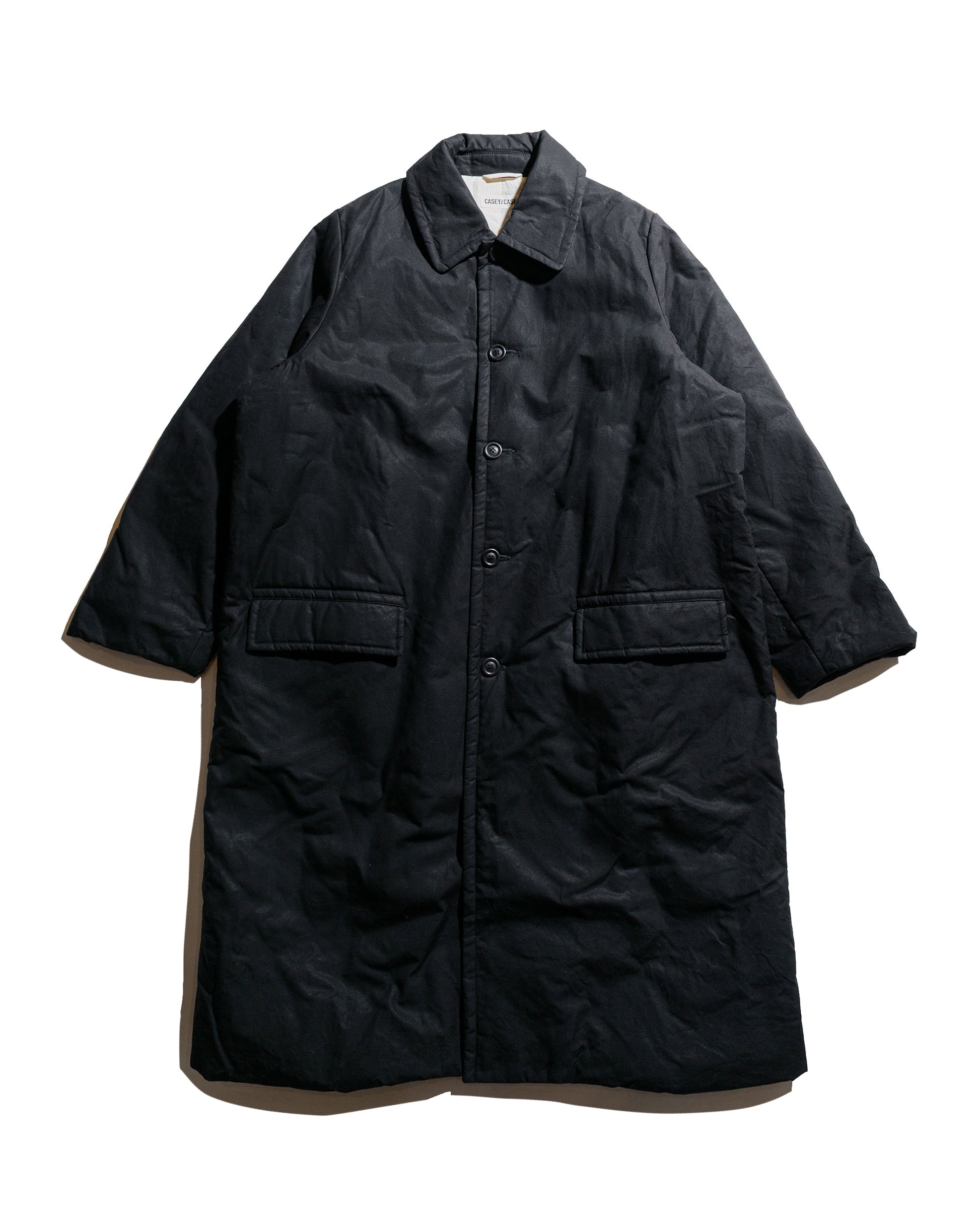 CASEY CASEY Milu Coat H Wax Black