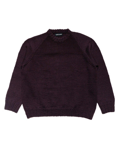 CASEY CASEY Mix Stitch Jumper Wooly Blackberry