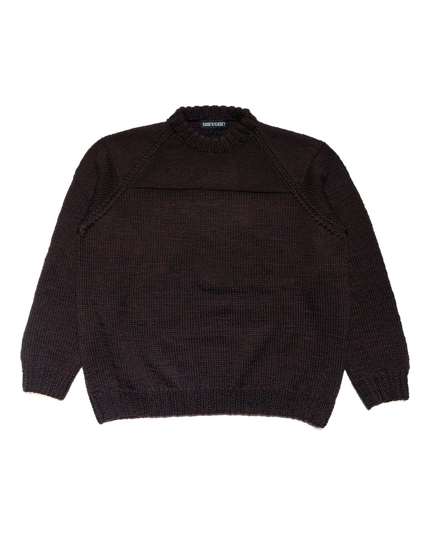 CASEY CASEY Mix Stitch Jumper Wooly Brown