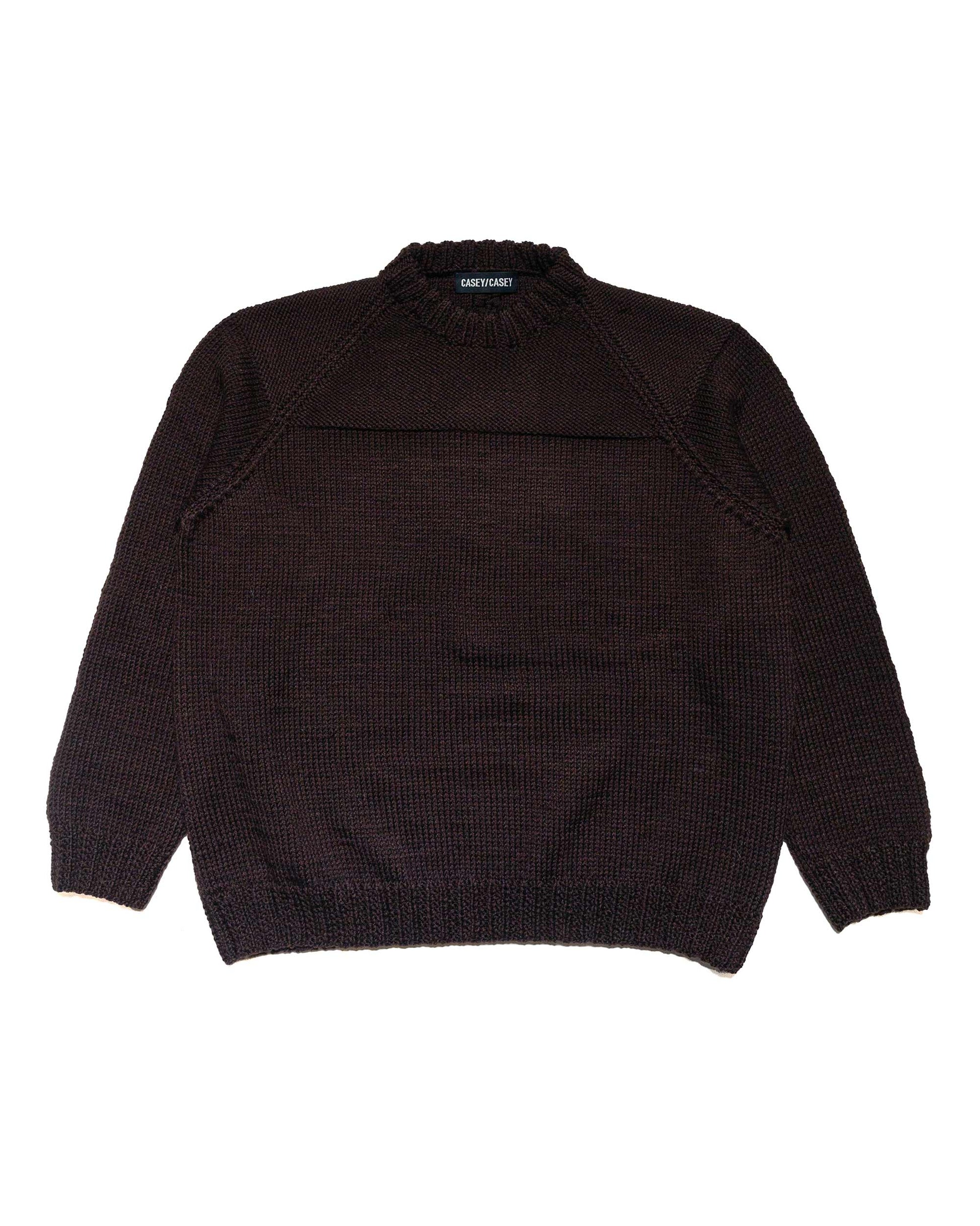 CASEY CASEY Mix Stitch Jumper Wooly Brown