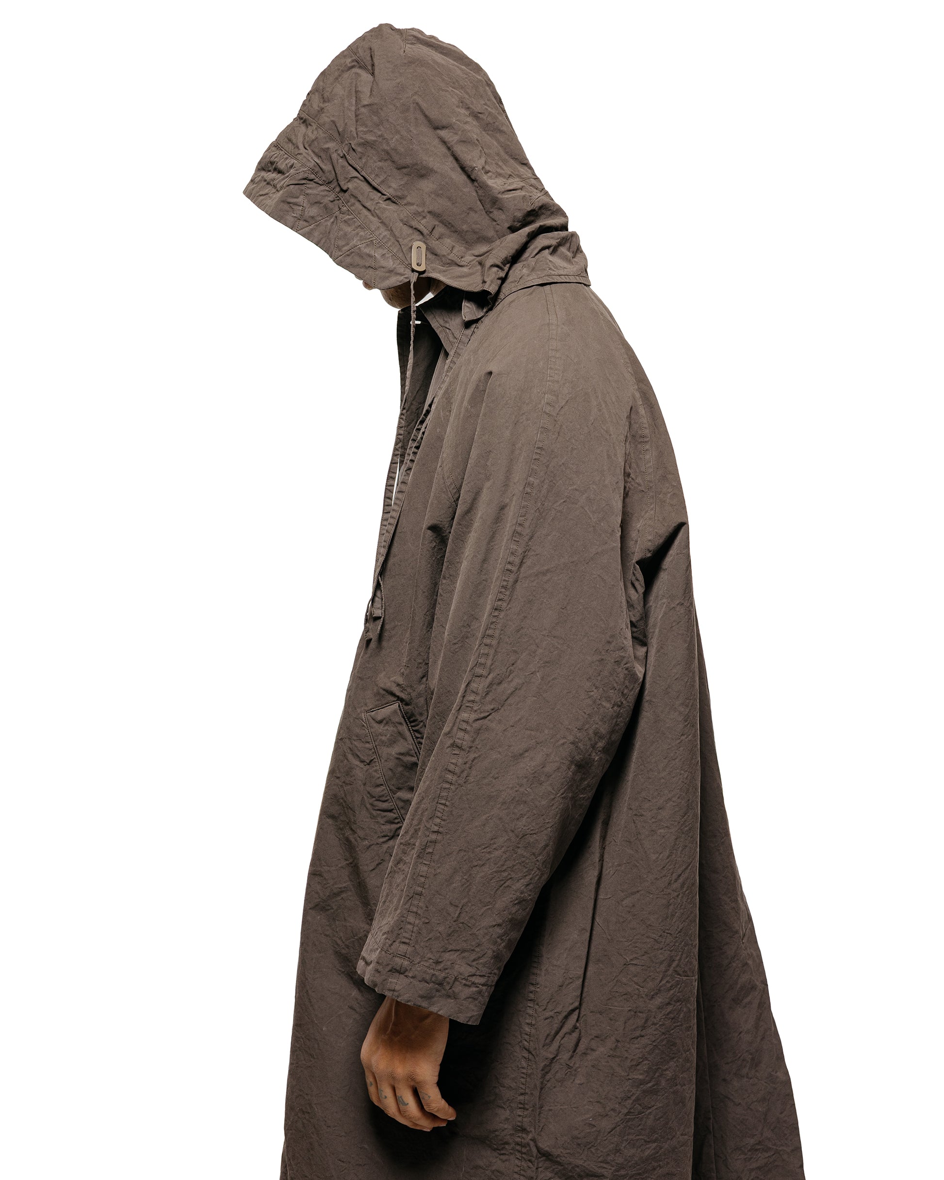 CASEY CASEY Yak Hoodie Coat Tough Cot Earth