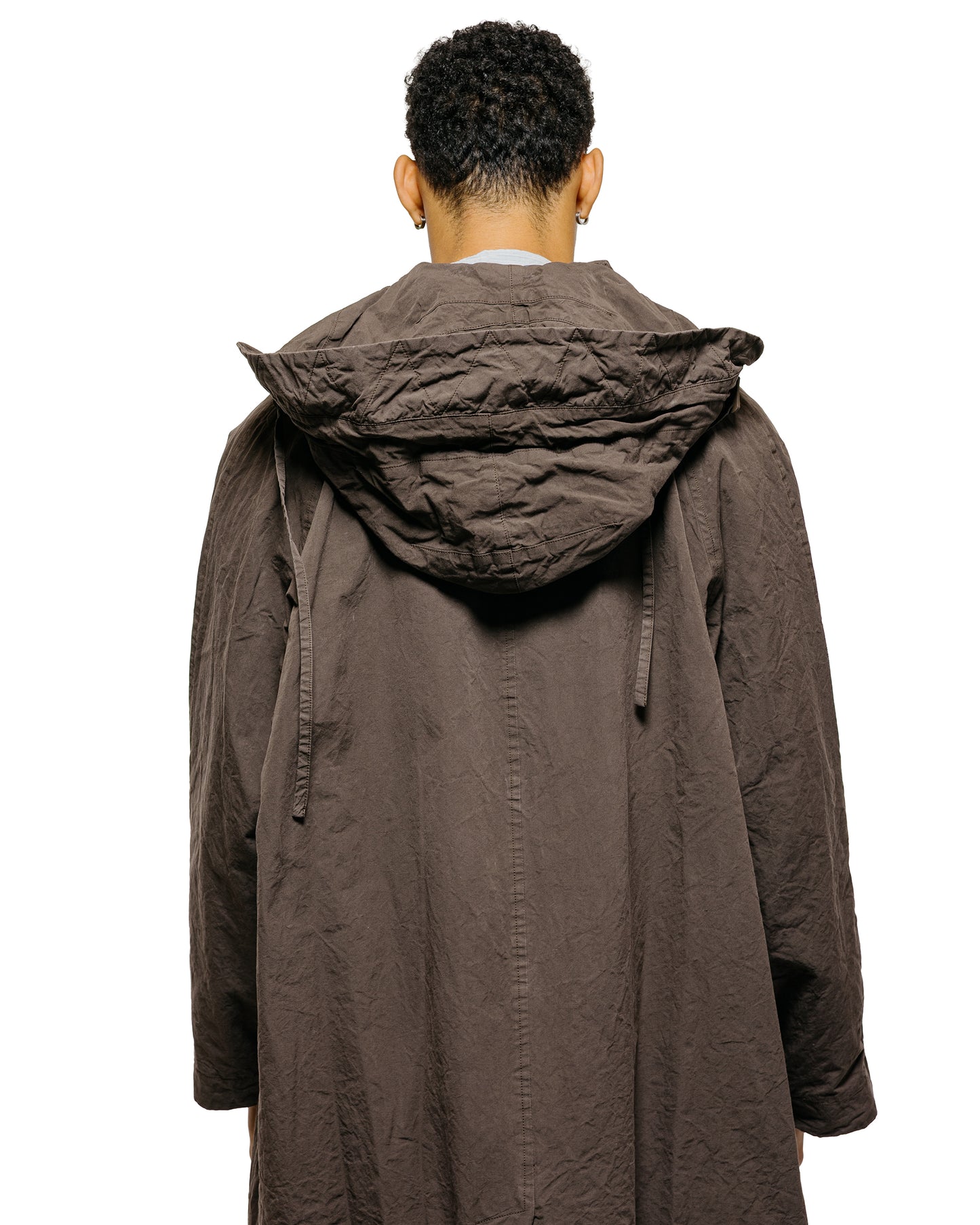 CASEY CASEY Yak Hoodie Coat Tough Cot Earth