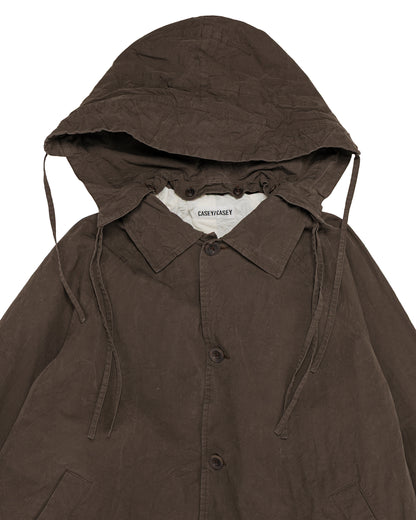 CASEY CASEY Yak Hoodie Coat Tough Cot Earth