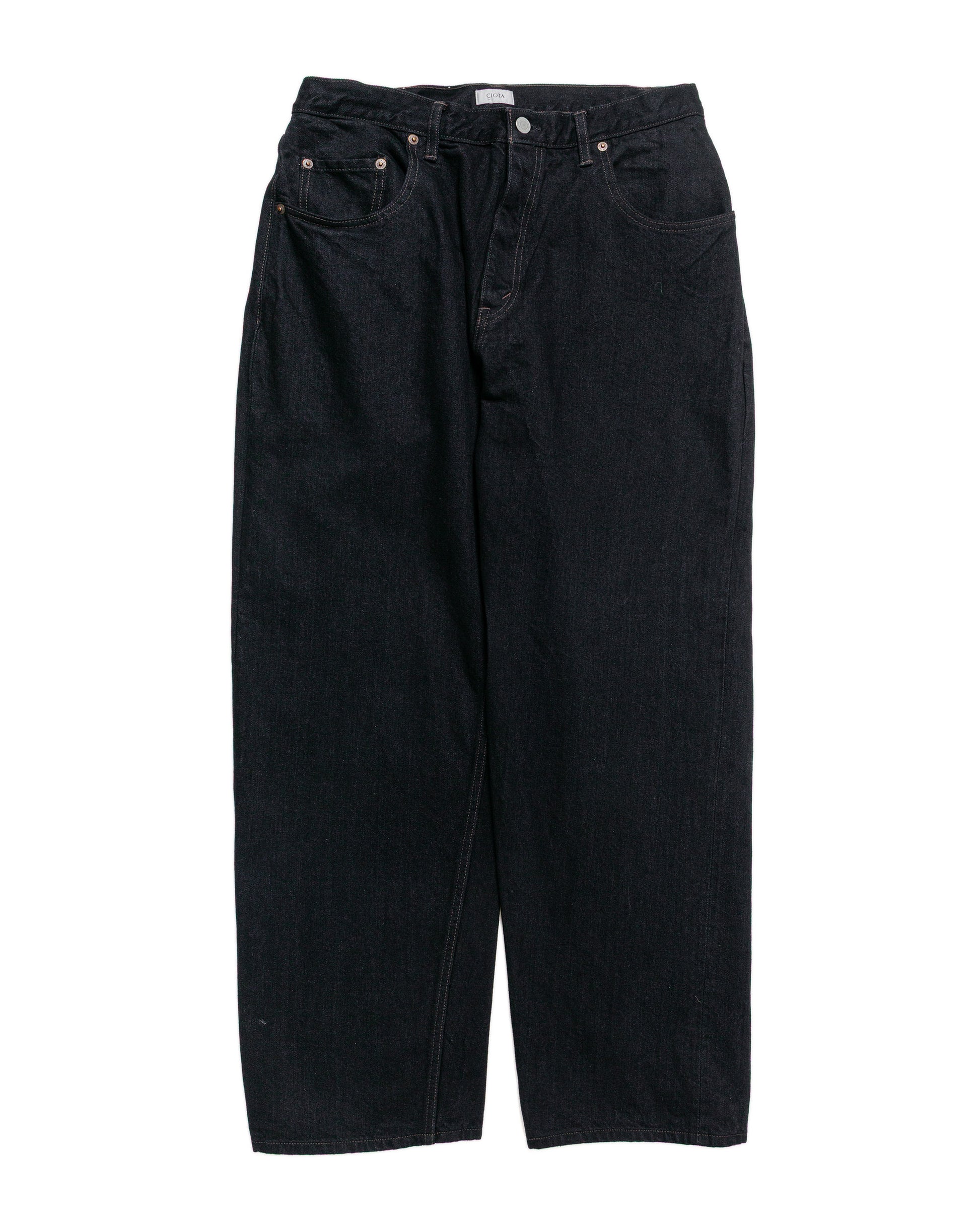 CIOTA Baggy 5 Pockets Pants Black One Wash
