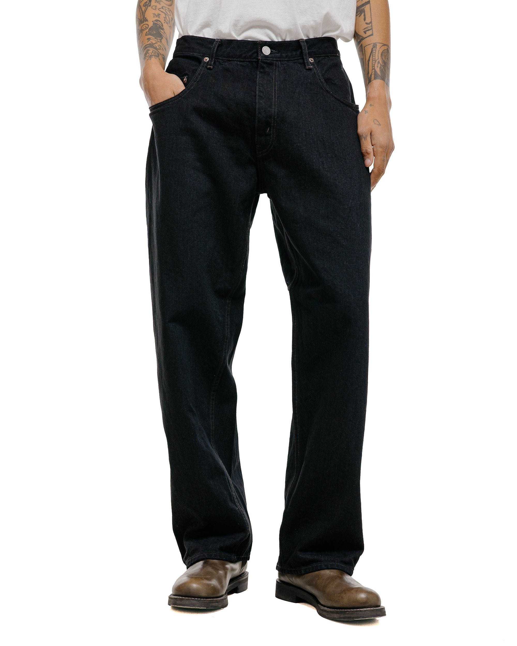 CIOTA Baggy 5 Pockets Pants Black One Wash