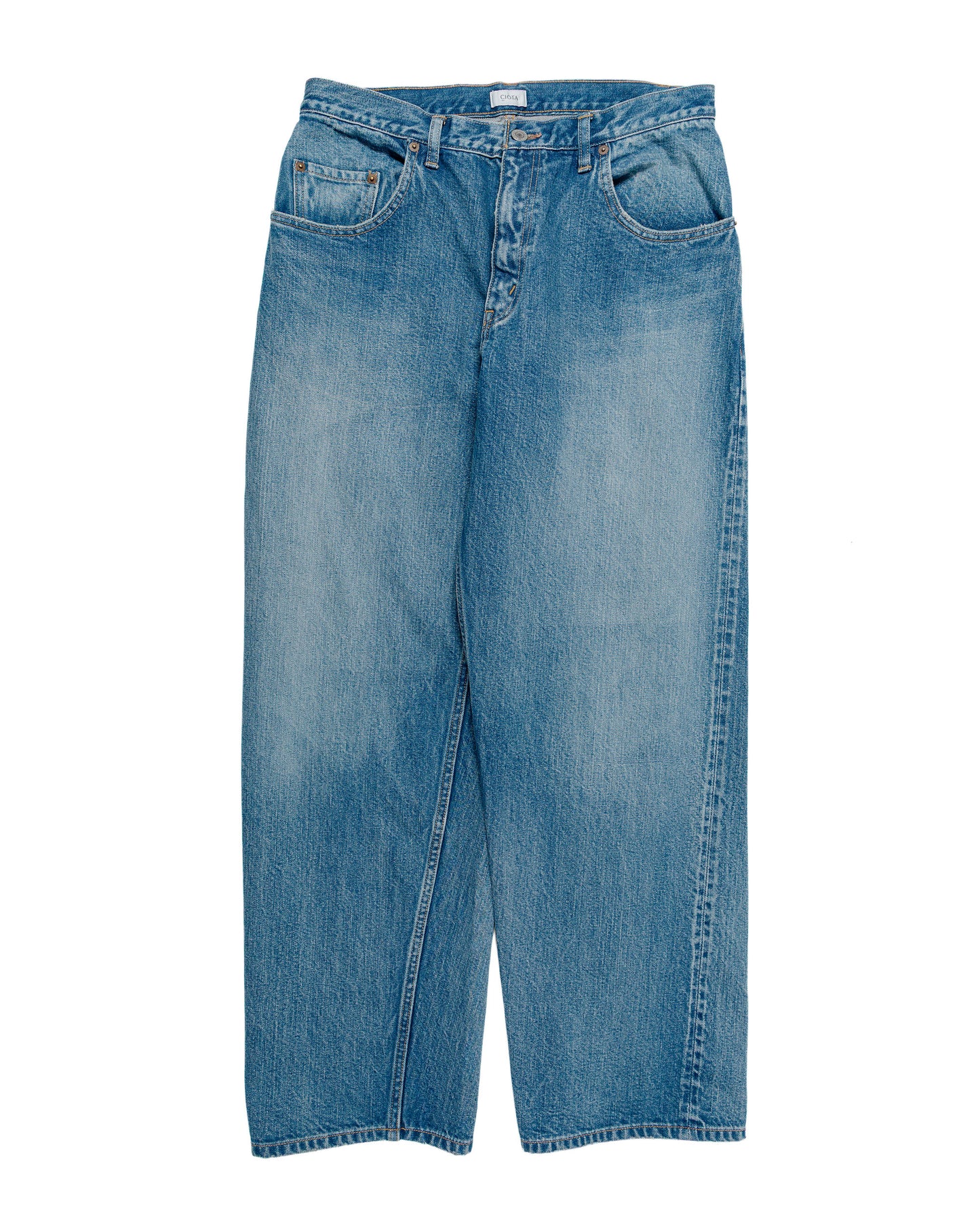 CIOTA Baggy 5 Pockets Pants Medium Dark Blue Damage