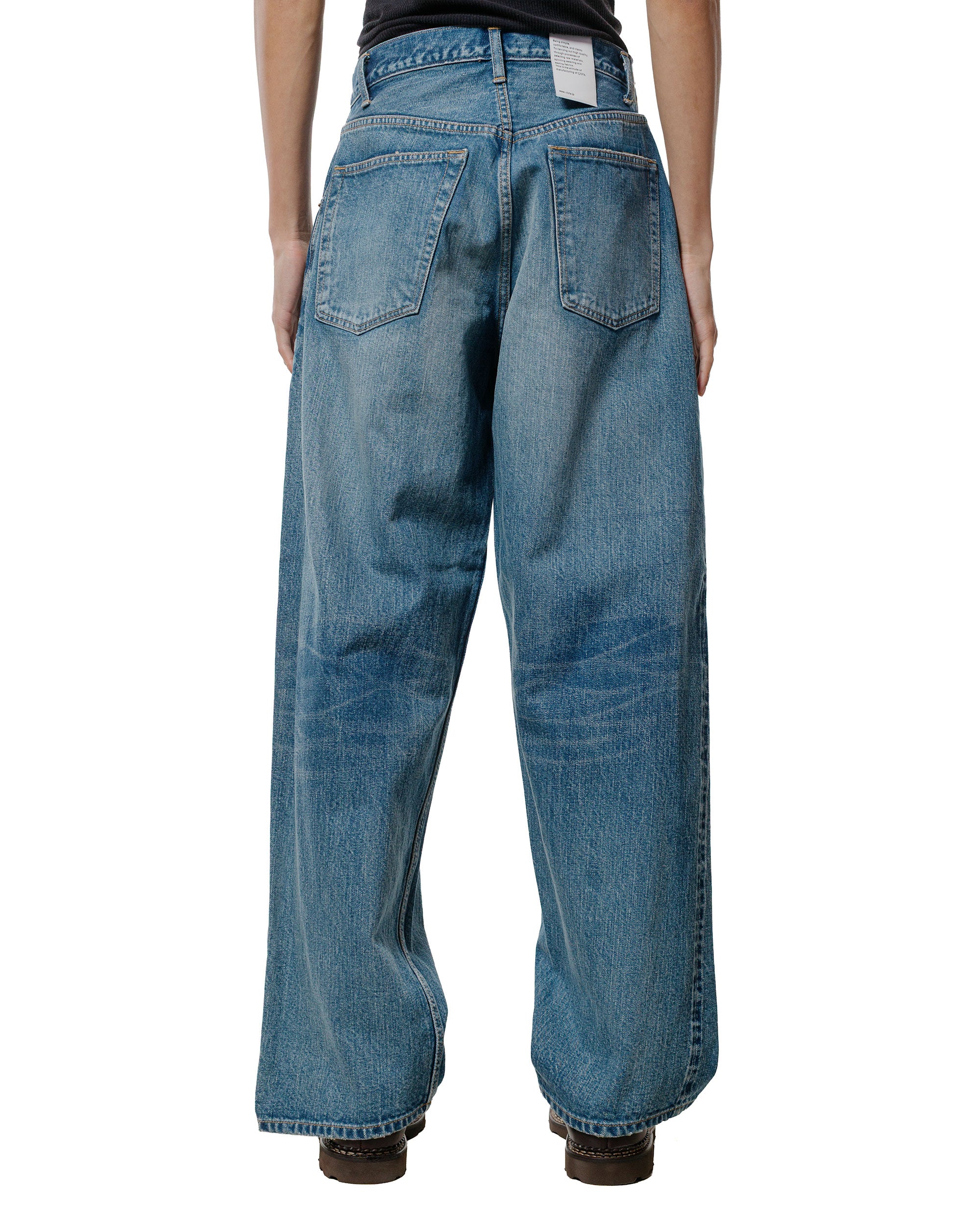 CIOTA Baggy 5 Pockets Pants Medium Dark Blue Damage