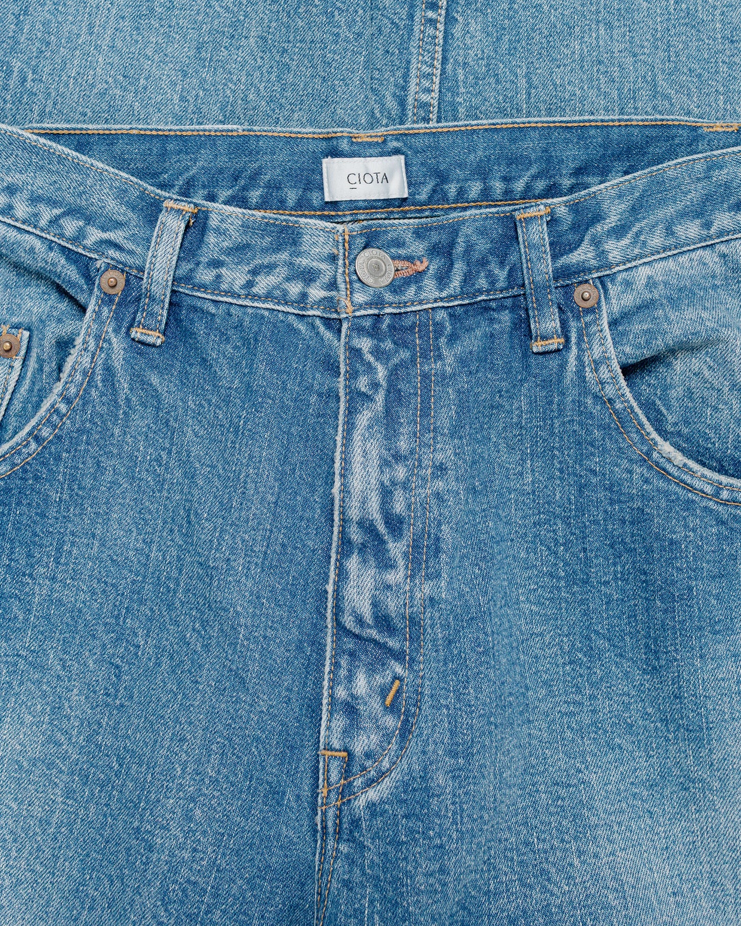 CIOTA Baggy 5 Pockets Pants Medium Dark Blue Damage