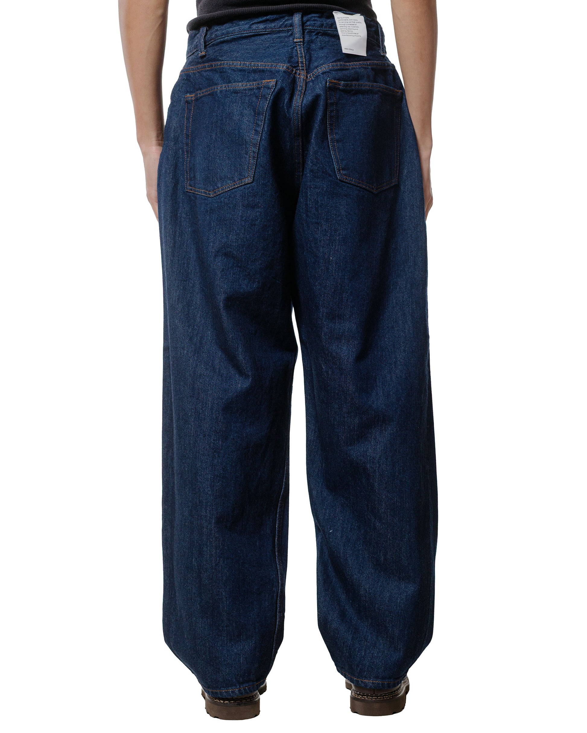 CIOTA Baggy 5 Pockets Pants Navy One Wash