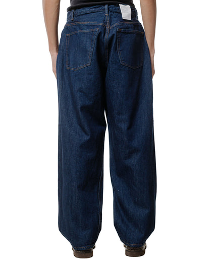 CIOTA Baggy 5 Pockets Pants Navy One Wash