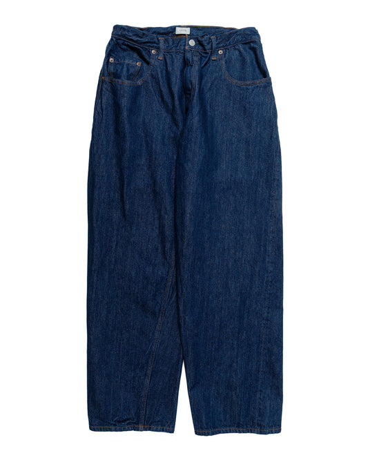 CIOTA Baggy 5 Pockets Pants Navy One Wash