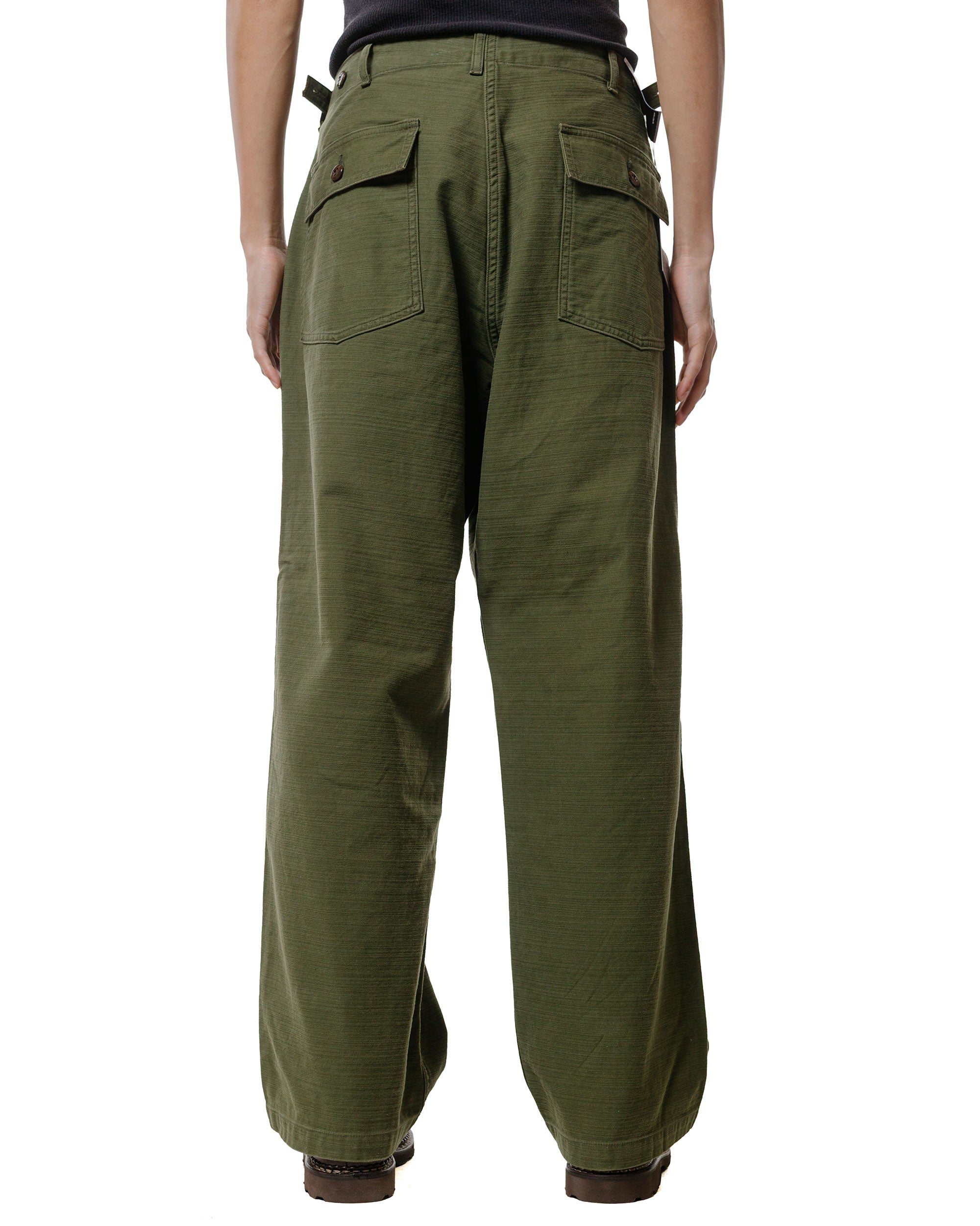 CIOTA Baker Pants (Baggy) Dark Olive Stone Wash