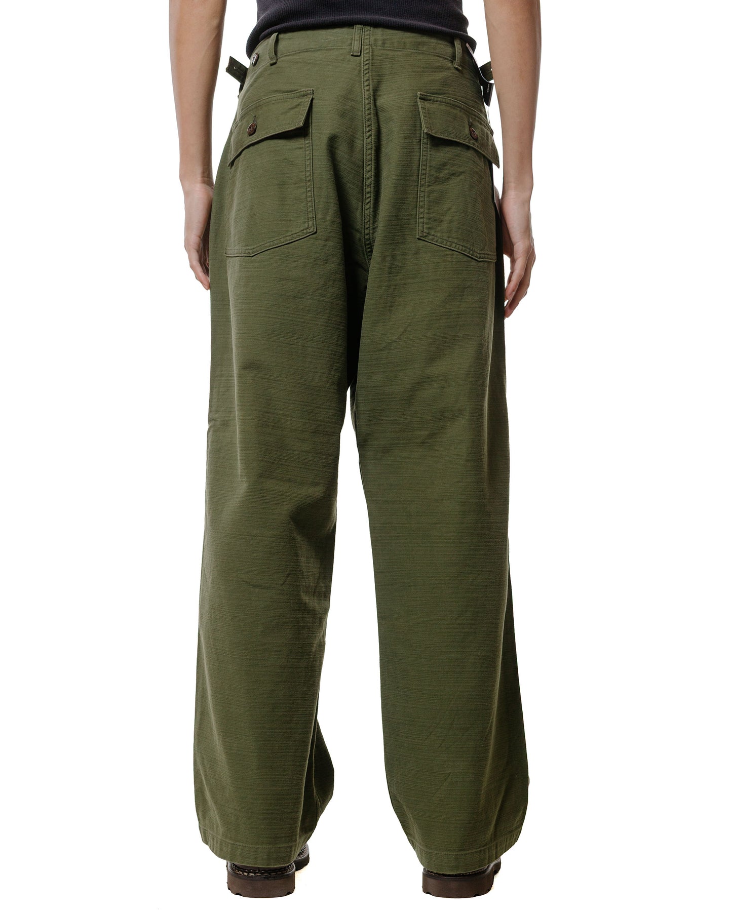 CIOTA Baker Pants (Baggy) Dark Olive Stone Wash
