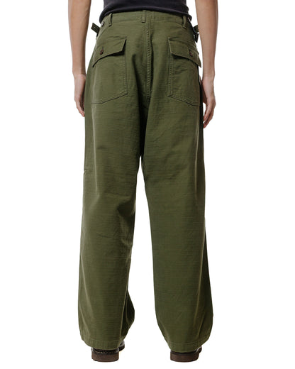 CIOTA Baker Pants (Baggy) Dark Olive Stone Wash
