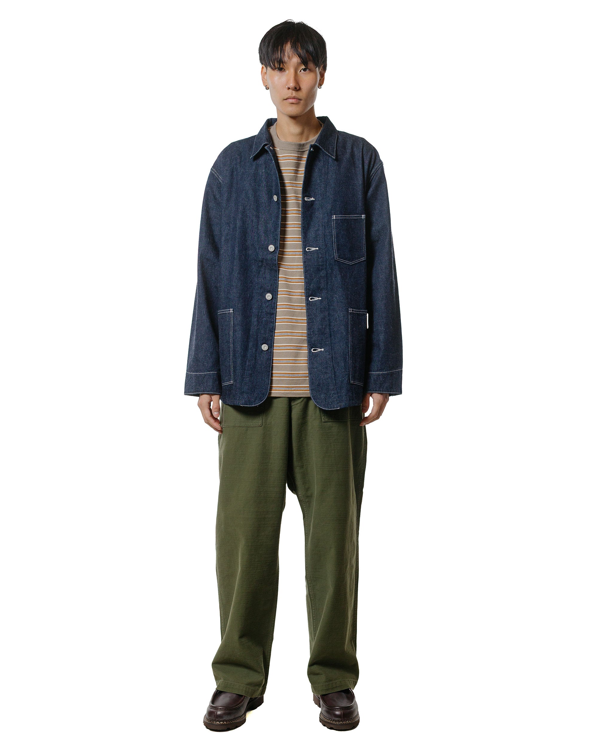 CIOTA Baker Pants (Baggy) Dark Olive Stone Wash