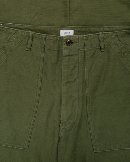 CIOTA Baker Pants (Baggy) Dark Olive Stone Wash