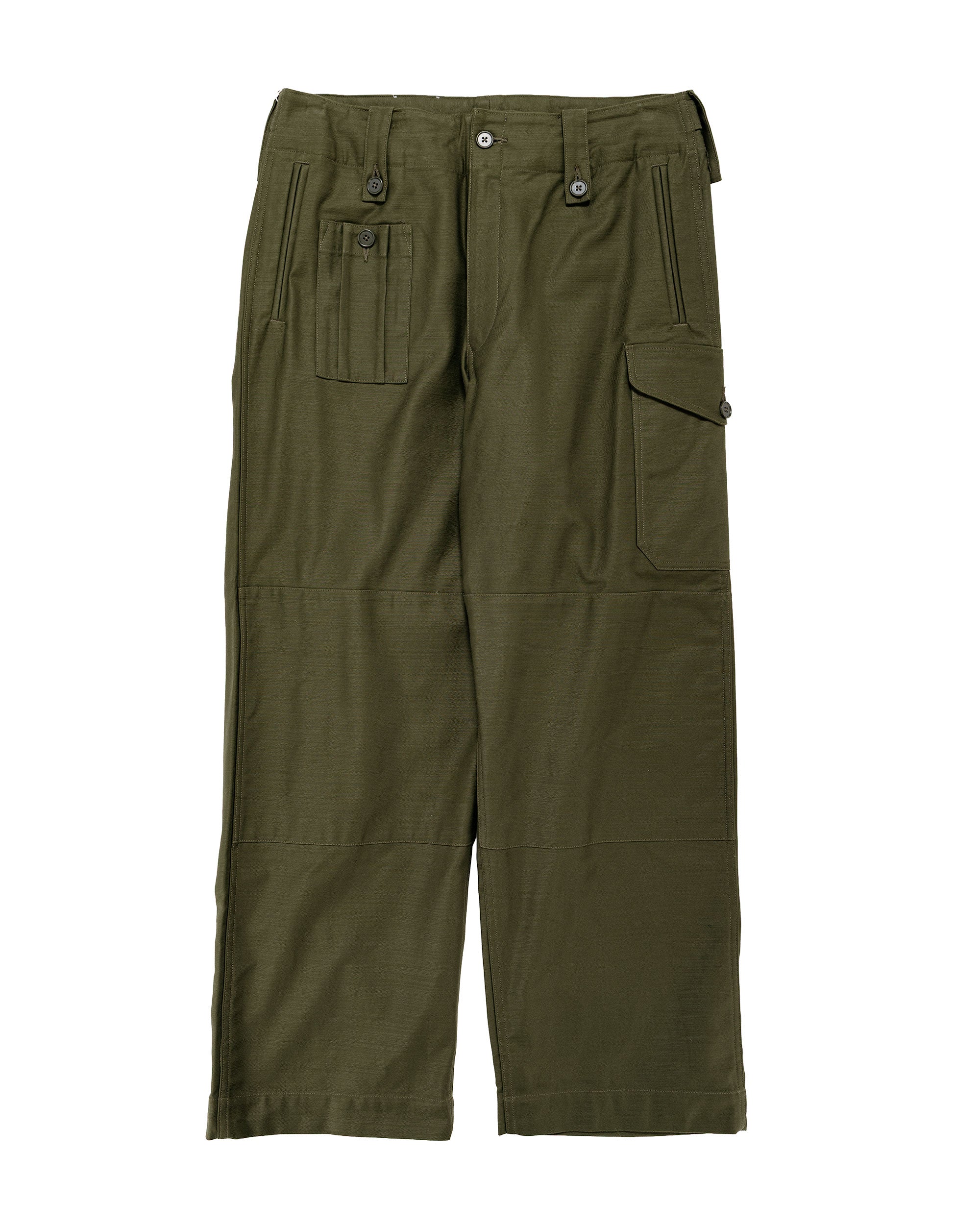 CIOTA 2 Tuck Chino Cloth Pants (Stone Wash) Charcoal Grey