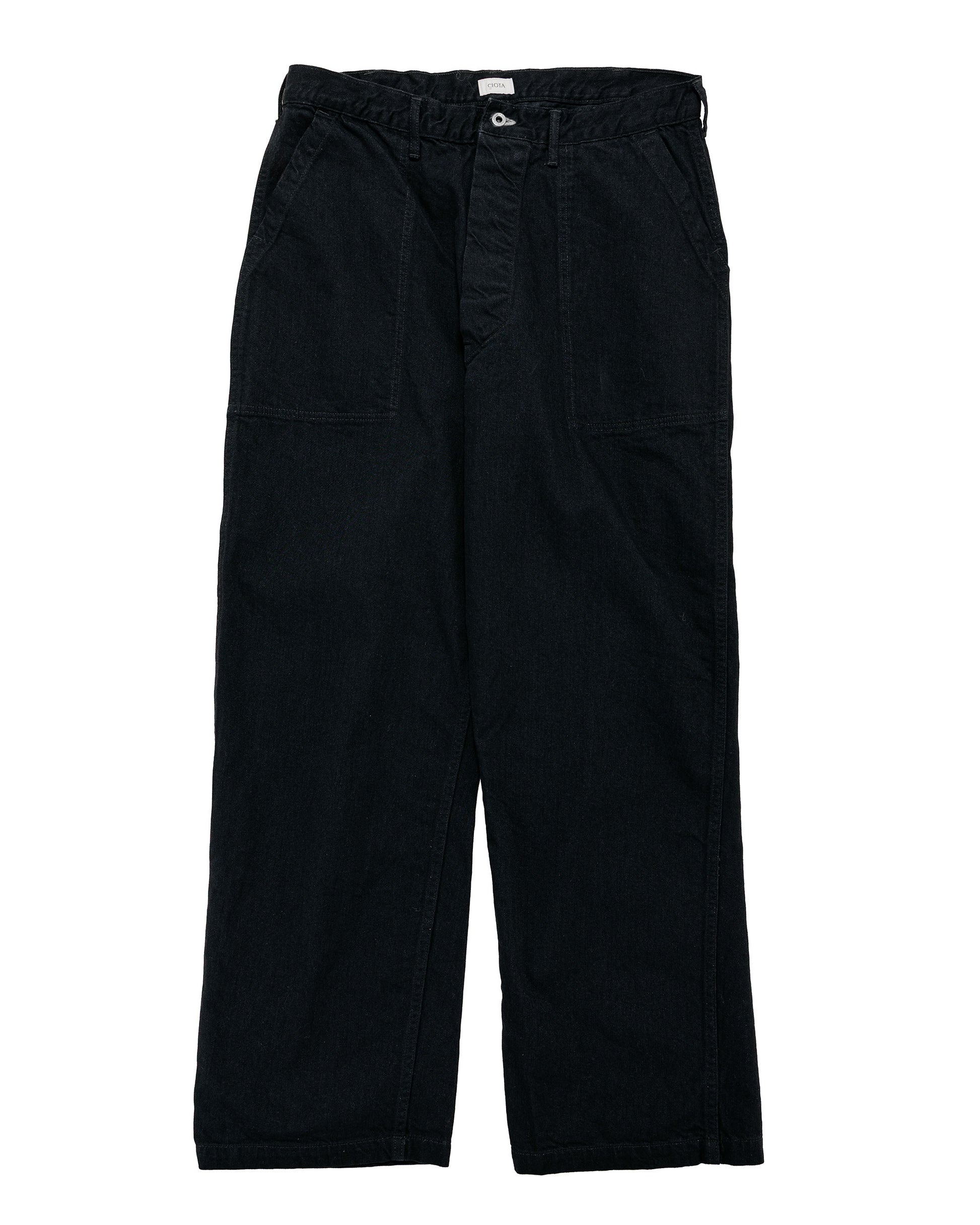 lost & found CIOTA CIOTA Denim Baker Pants Black (One Wash)