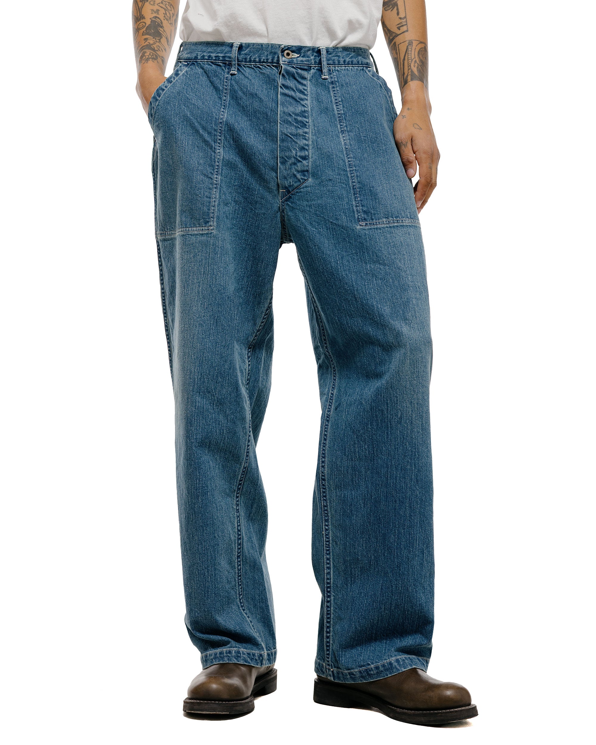 CIOTA Denim Baker Pants Medium Blue