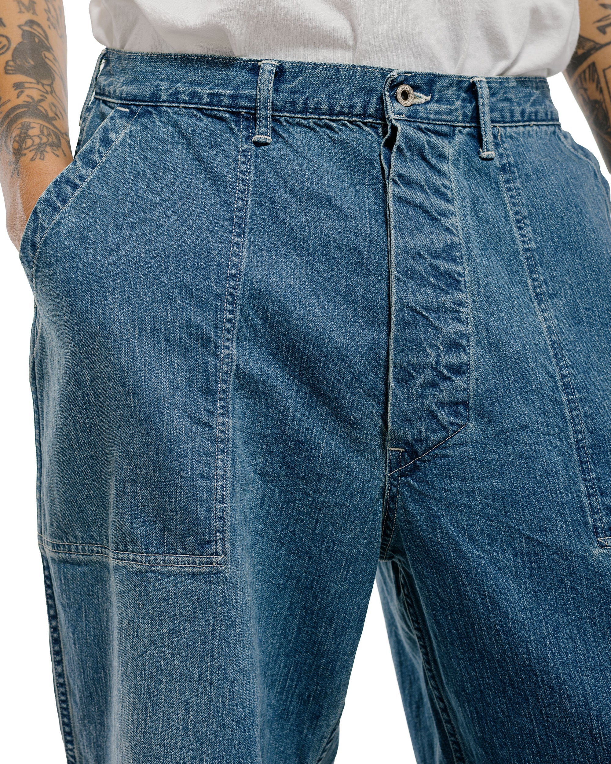CIOTA Denim Baker Pants Medium Blue