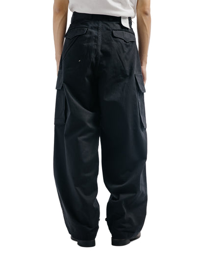 lost & found CIOTA CIOTA Herringbone M-47 Field Pants Black
