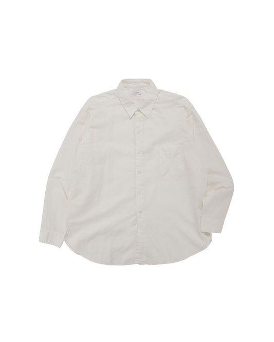 CIOTA Regular Collar Shirt CottonLinen Off White