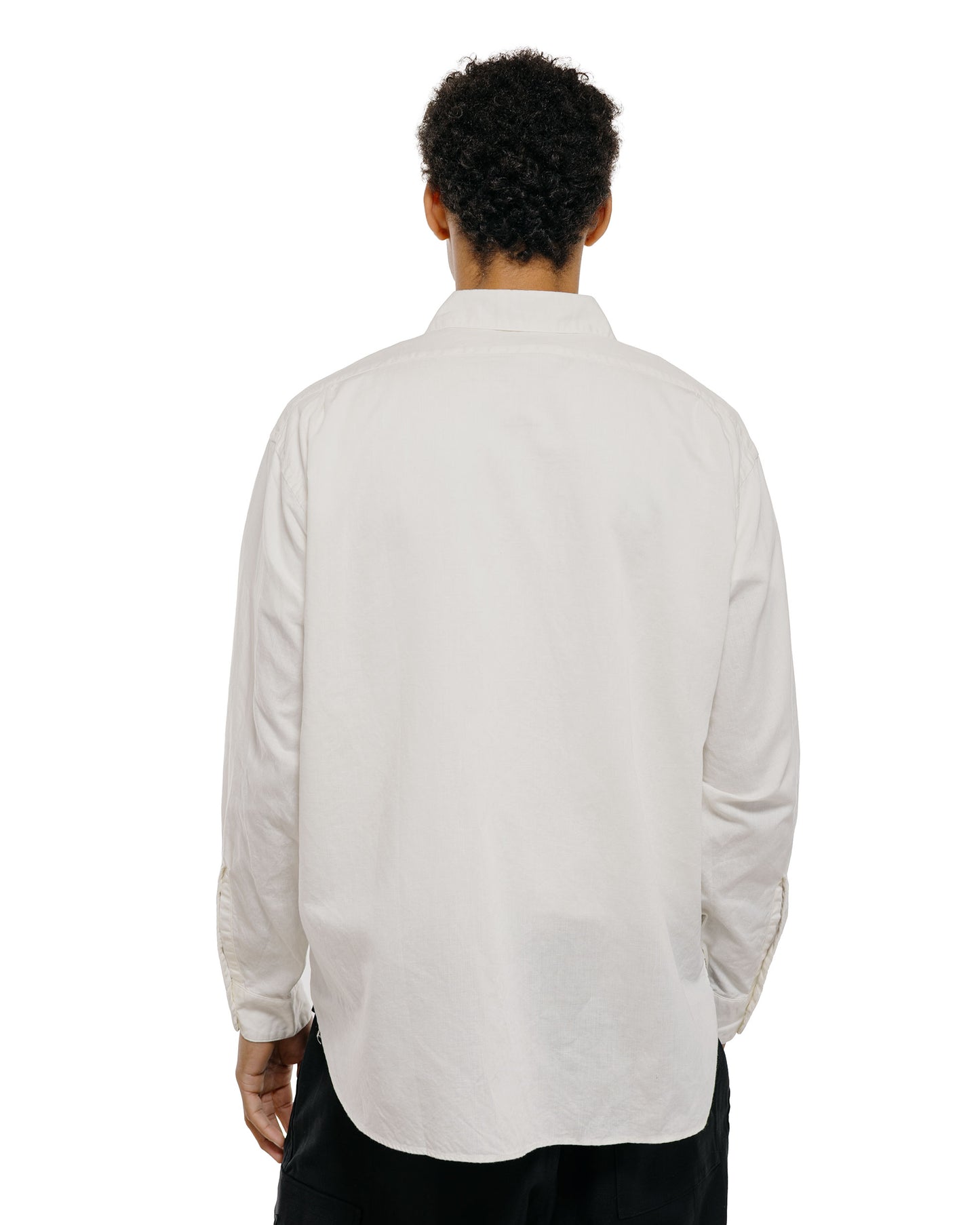 CIOTA Regular Collar Shirt Cotton/Linen Off White