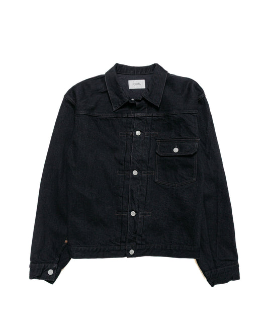 CIOTA Single Pocket Denim Jacket Black One Wash