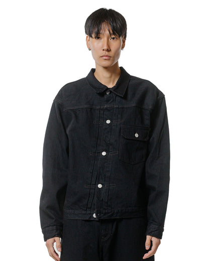 CIOTA Single Pocket Denim Jacket Black One Wash