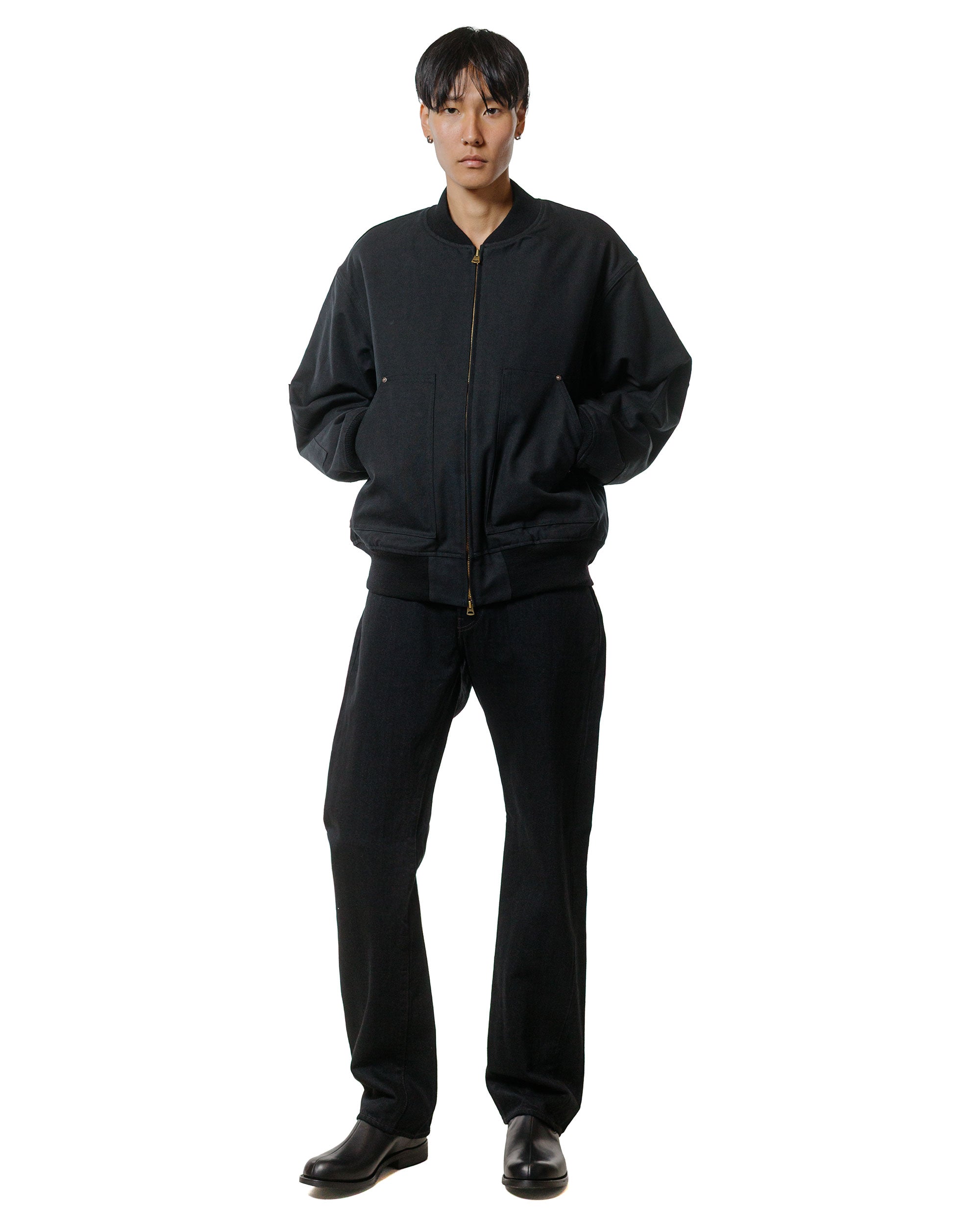 CIOTA Straight 5 Pocket Pants Black One Wash