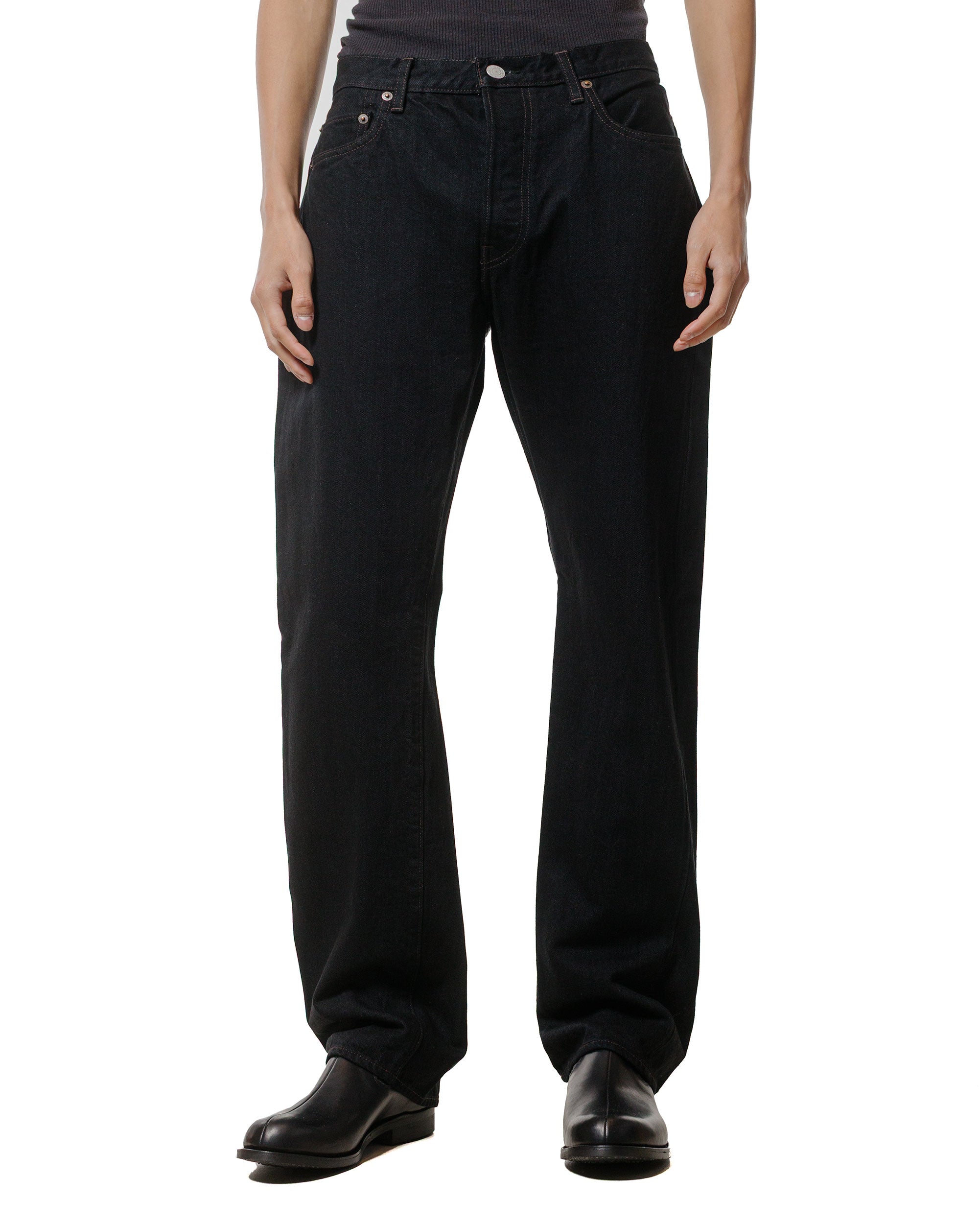 CIOTA Straight 5 Pocket Pants Black One Wash