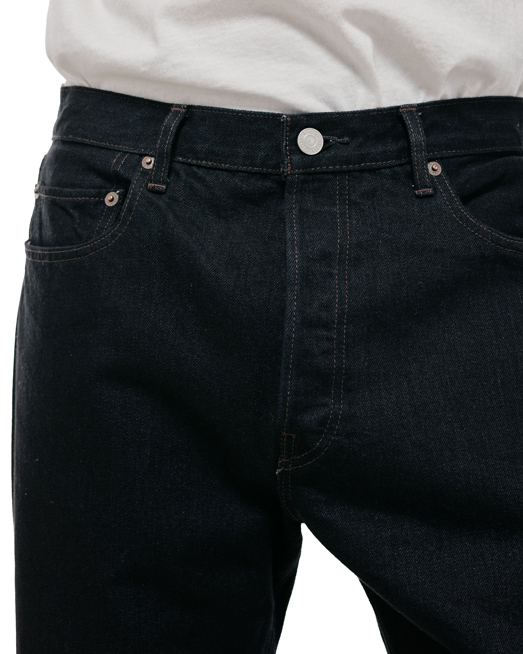 CIOTA Straight 5 Pocket Pants Black One Wash