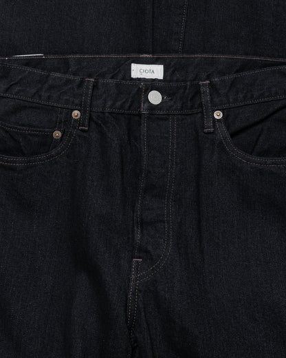 CIOTA Straight 5 Pocket Pants Black One Wash