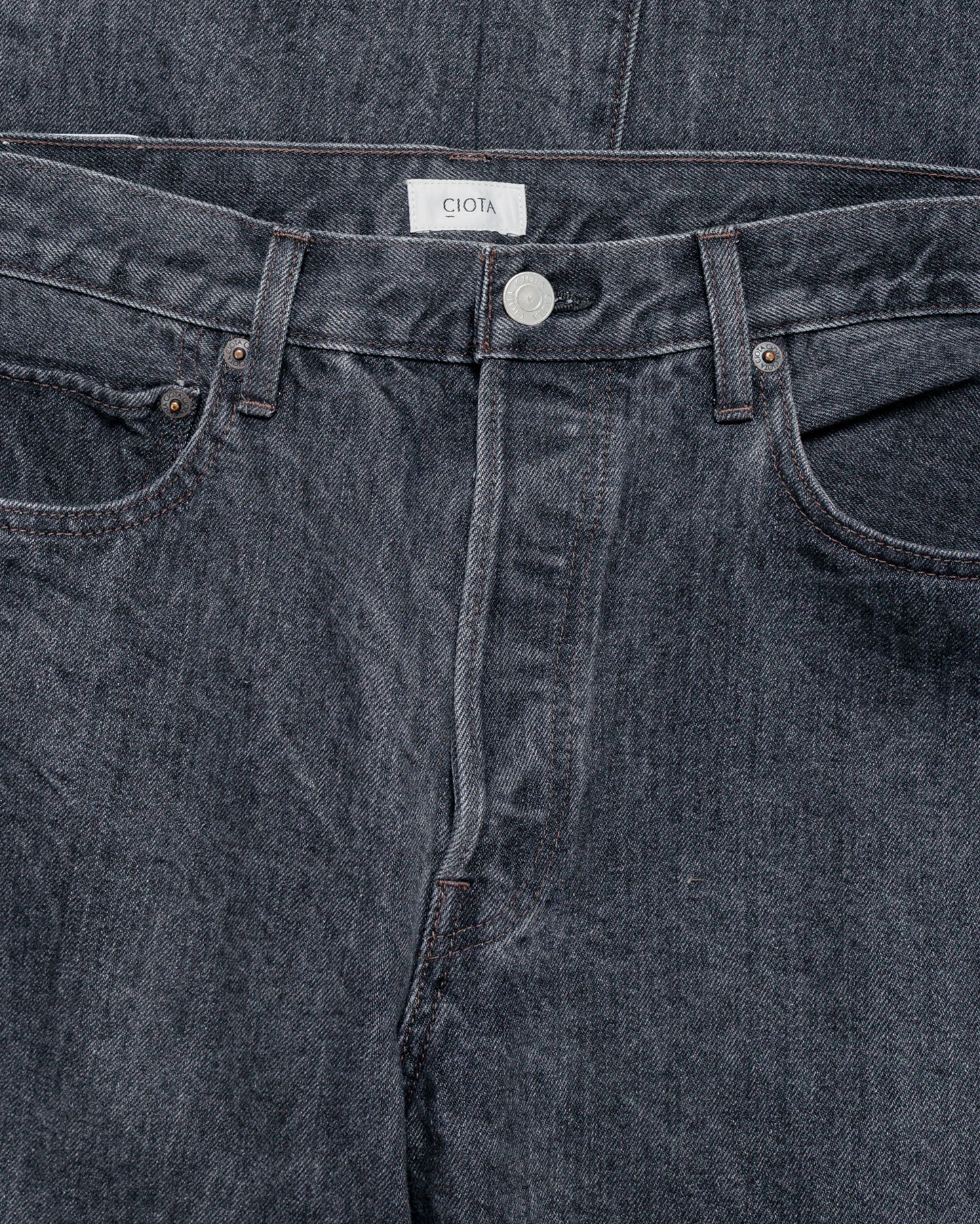 CIOTA Straight 5 Pocket Pants Medium Black