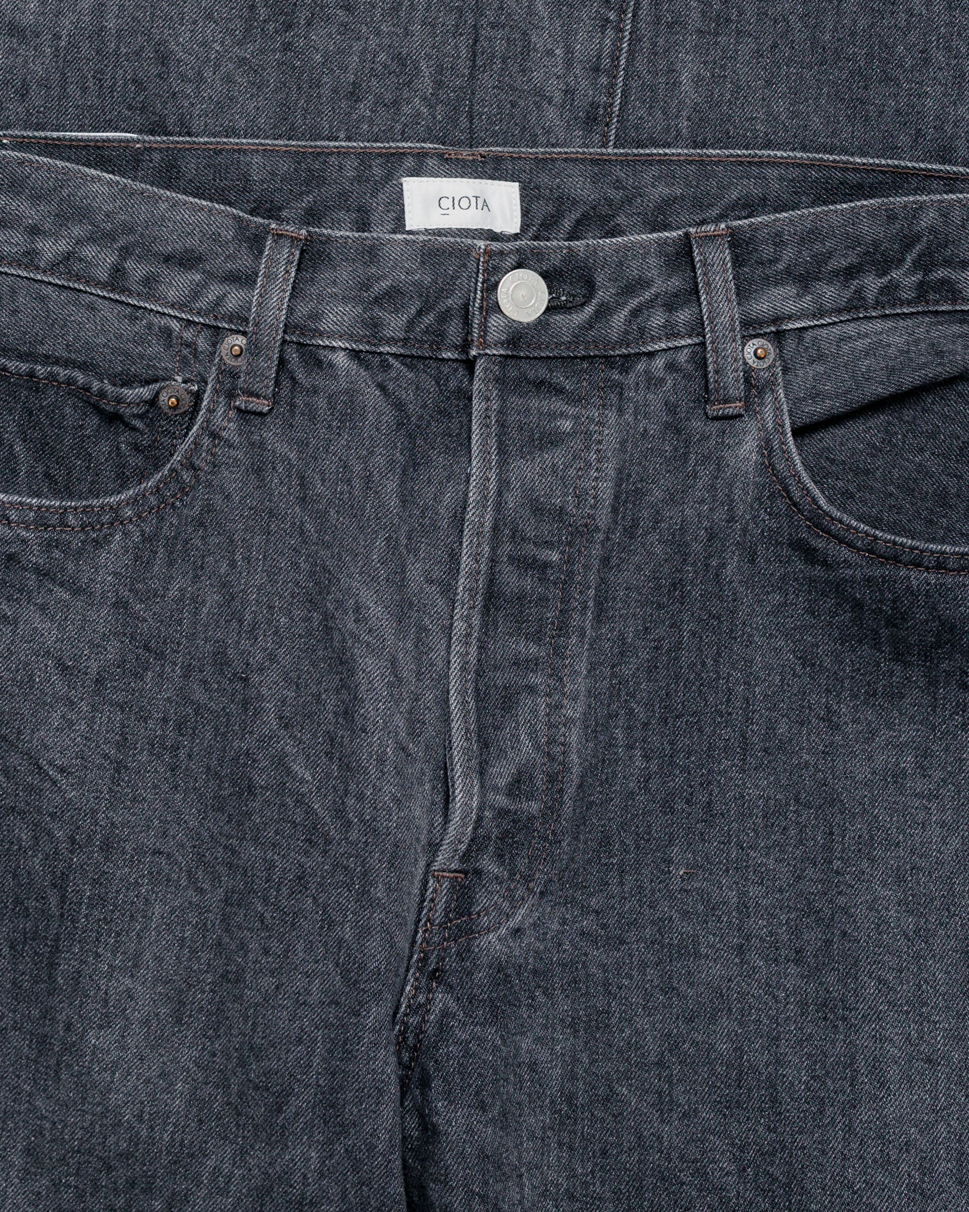 CIOTA Straight 5 Pocket Pants Medium Black