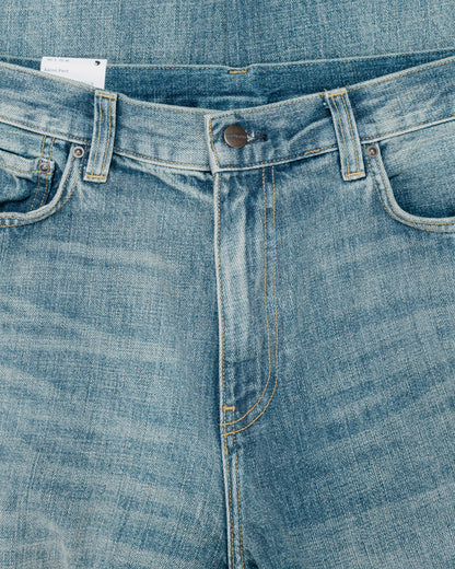 Carhartt W.I.P. Aaron Pant Blue Worn Used Wash