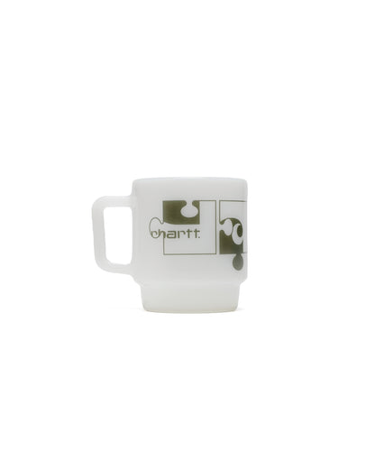 Carhartt W.I.P. Assemble Glass Mug White/Plant